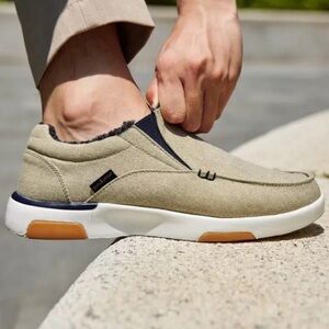 OrthoComfoot Men’s Slip On Loafers, Arch Support Boat Shoes Size EU45 US11.5